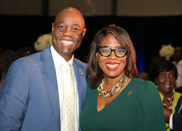 NM Mayor Desulme and Vice Mayor Estime Irvin