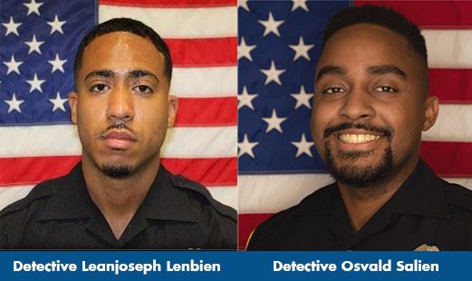 NMPD’s Officer of the Month - August 2025, Detective Leanjoseph Lenbien and Detective Osvald Salien