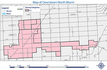 Map of Downtown North Miami